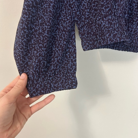 NWT Z by Zella Women's Black and Blue Bomber Jacket, Size S - Picture 2 of 6